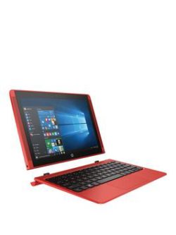 Hp Pavilion X2 10-N102Na Intel&Reg; Atom&Trade; X5 Processor, 2Gb Ram, 32Gb Storage, 10.1 Inch Touchscreen 2-In-1 Laptop Includes Microsoft Office Mobile &Ndash; Red